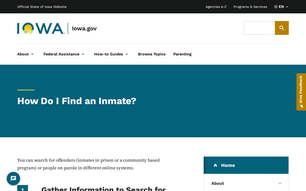 Howard County arrest history and Iowa offender search field guide