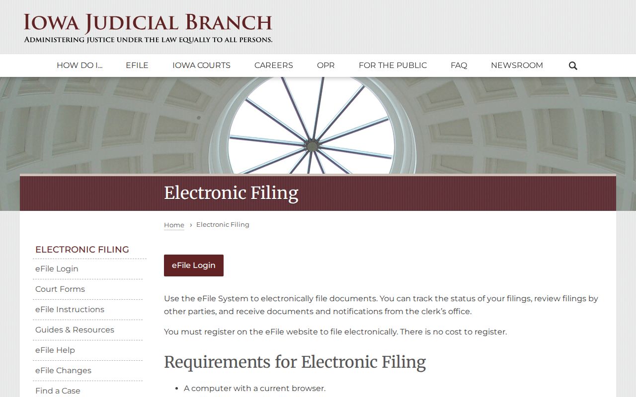 Howard County criminal court case eFile and EDMS document access